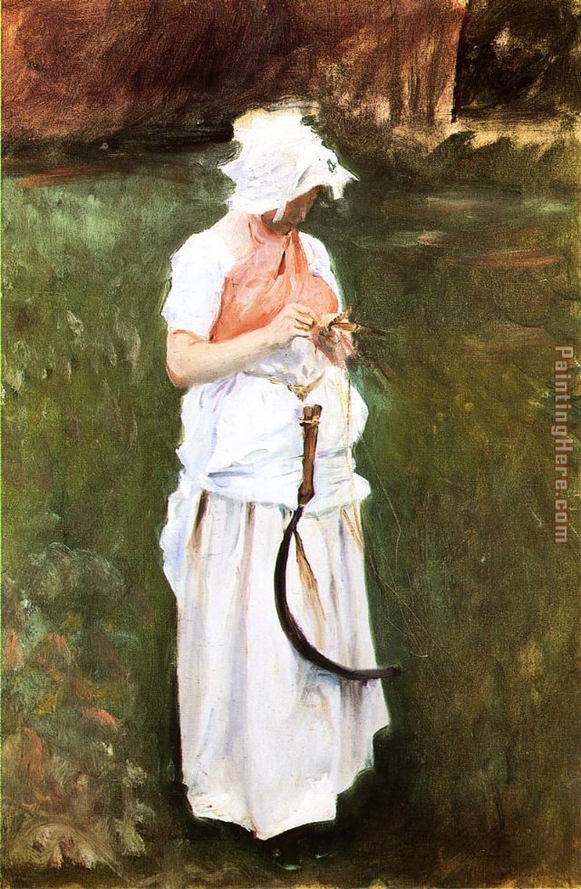 John Singer Sargent Girl with a Sickle